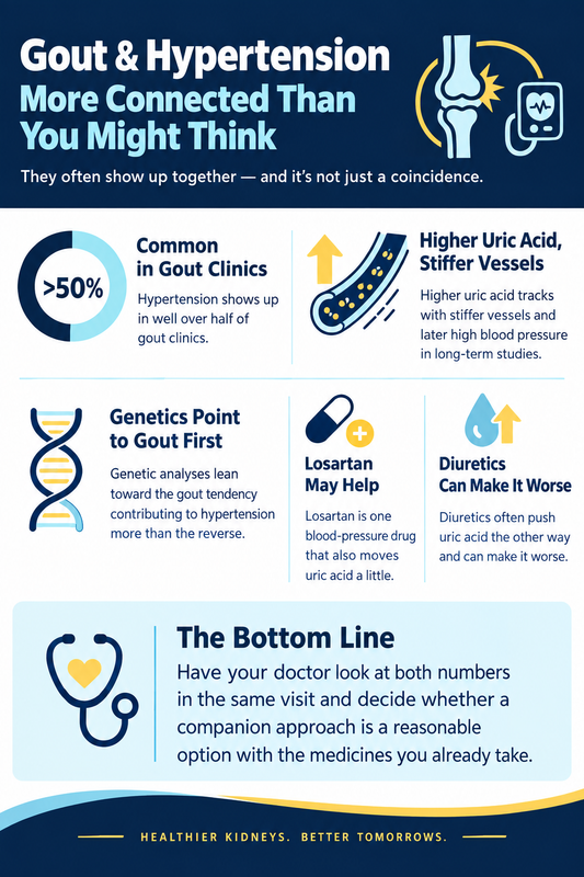 The Hidden Link Between Gout and High Blood Pressure